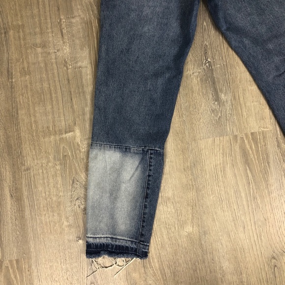 Missguided "Distressed Patchwork" jeans - size 10 - Picture 8 of 11